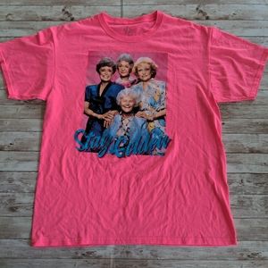 Neon pink golden girls t-shirt